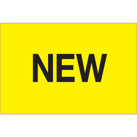 Tape Logic® Preprinted Special Handling Labels, DL1148, New, Rectangle, 2" x 3", Fluorescent Yellow, Roll Of 500