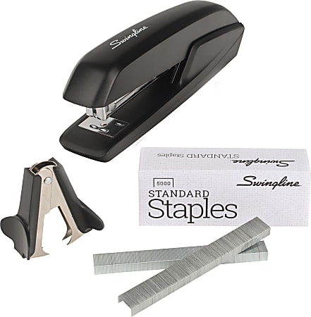 Swingline Stapler, Eco Version Desktop Stapler, 20 Sheet Capacity, Black  (54501)