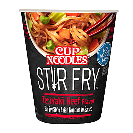 Nissin Cup Of Noodle Teriyaki Beef Stir Fry 3 Oz - Office Depot