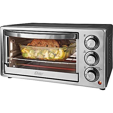 Oster® Convection 4-Slice Toaster Oven, Matte Black, Convection