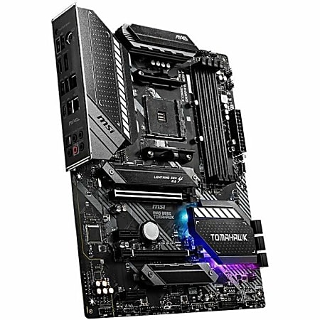 MSI MAG B550 TOMAHAWK Desktop Motherboard - AMD B550 Chipset - Socket AM4 - ATX - 128 GB DDR4 SDRAM Maximum RAM - B550TMHWK