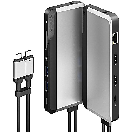 ALOGIC USB-C Super Dock - 10-in-1 with Dual Display 4K 60Hz Support - SPACE GREY -  - U2CSHSGR