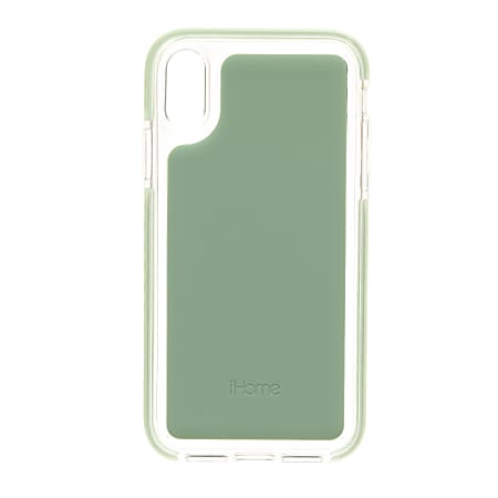 iHome Velo Impact Silicone Phone Case For iPhone® XR, Mint, IHXPR156PAE-OD