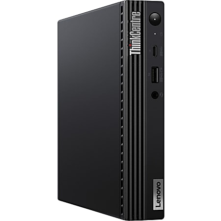 Lenovo ThinkCentre M75q Gen 2 11JJ004XUS Desktop Computer - AMD Ryzen 7 4750GE Octa-core (8 Core) 3.10 GHz - 16 GB RAM DDR4 SDRAM - 256 GB SSD - Tiny - Raven Black - Windows 10 Pro 64-bit - English (US) Keyboard - IEEE 802.11ac - 65 W