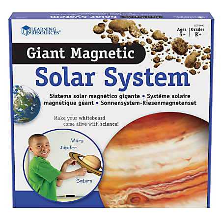 Learning Resources® Giant Magnetic Solar System Set, Grades