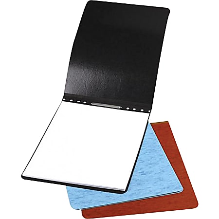 ACCO® Presstex® Top-Bound Report Binder, 4-1/4" CC, 8-1/2" x 11", 60% Recycled, Black, Pack Of 2