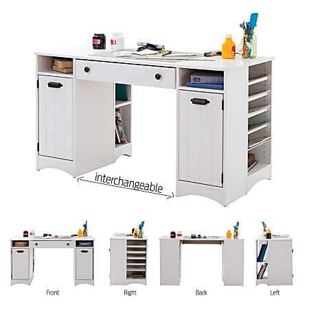 Artwork craft table with storage discount