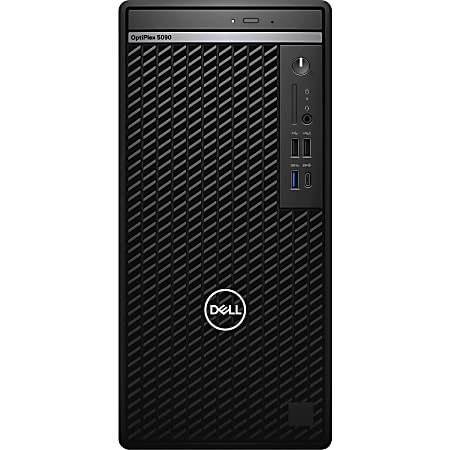 Dell OptiPlex 5000 5090 Desktop Computer - Intel Core i7 10th Gen i7-10700 Octa-core (8 Core) 2.90 GHz - 16 GB RAM DDR4 SDRAM - 1 TB HDD - Tower - Black - Intel Q570 Chip - Windows 10 Pro