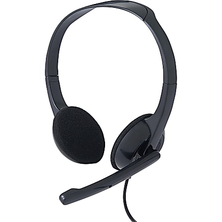 Verbatim Stereo Headset with Microphone - Stereo - Mini-phone (3.5mm) - Wired - 32 Ohm - 20 Hz to 20 kHz - 70721