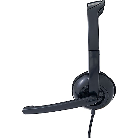 Verbatim Stereo Headset with Microphone - Stereo - Mini-phone (3.5mm) - Wired - 32 Ohm - 20 Hz - 20 kHz - Over-the-head - Binaural - Circumaural - 5.74 ft Cable - Omni-directional Microphone