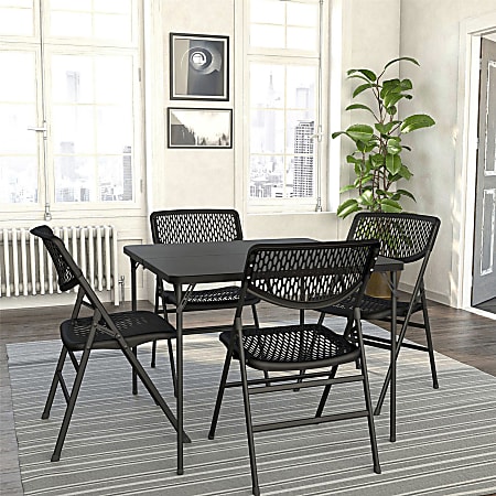 Cosco XL Fold-in-Half Card Table - Four Leg Base - 4 Legs - 200 lb Capacity x 38.50 Cosco XL Fold-in-Half Card Table - Four Leg Base - 4 Legs - 200 lb Capacity x 38.50