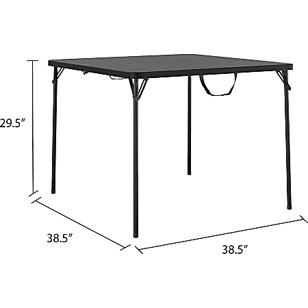 Cosco XL Fold-in-Half Card Table - Four Leg Base - 4 Legs - 200 lb Capacity x 38.50 Cosco XL Fold-in-Half Card Table - Four Leg Base - 4 Legs - 200 lb Capacity x 38.50