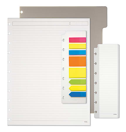 TUL® Discbound Notebook Starter Kit, Letter Size, Assorted