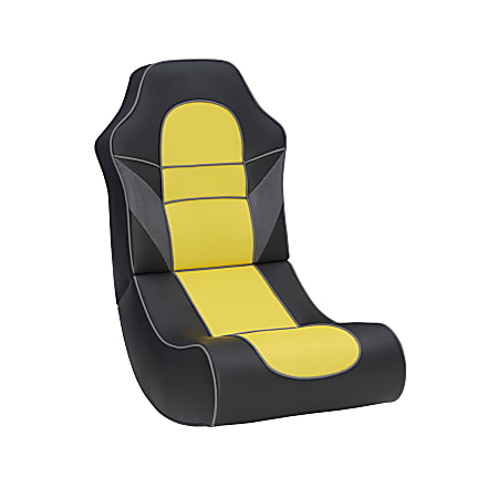 Linon Chatham Rocking Ergonomic Faux Leather High Back Gaming