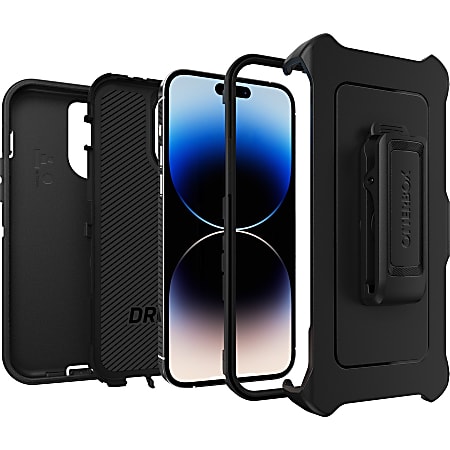 OtterBox Defender Series Pro XT for MagSafe, iPhone 16 Plus Case, Clear with Dar