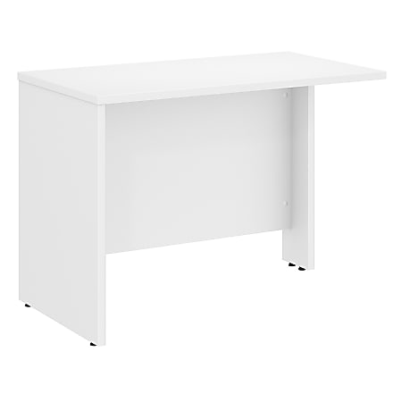 Bush Business Furniture Studio C 42"W Desk Return, White, Standard Delivery