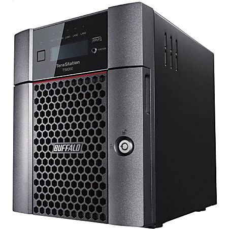 BUFFALO TeraStation 6400DN 16TB Desktop NAS Hard Drives Included + Snapshot - Intel Atom C3538 2.10 GHz - 4 x HDD Supported - 4 x HDD Installed - 16 TB Installed HDD Capacity - 8 GB RAM - Serial ATA/600 Controller