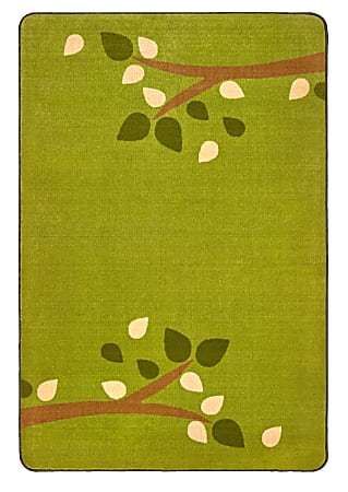 Carpets For Kids KIDSoft Collection Rug, Branching Out, 8' x 12', Green