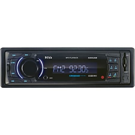 BOSS AUDIO 625UAB Single-DIN MECH-LESS Multimedia Player (no CD or DVD), Receiver, Bluetooth, Detachable Front Panel, Wireless Remote