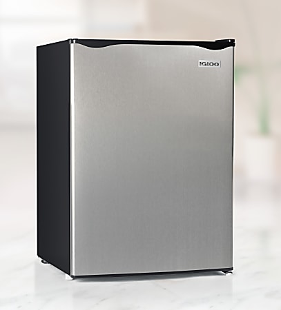 Igloo 2.6 Cu. Ft. Mini Single Door Refrigerator Freezer, Platinum