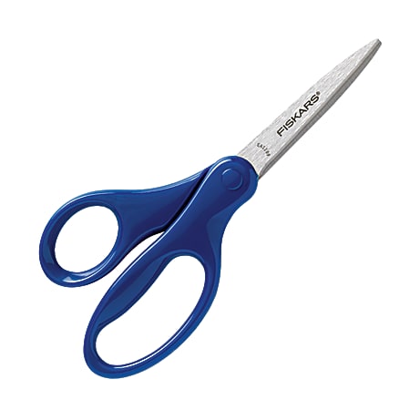 Fiskars® Student Scissors, Grades 5+7", Straight, Assorted Colors