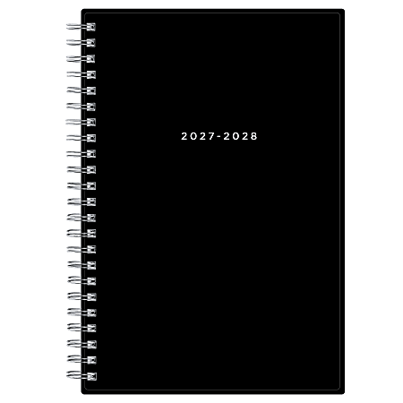 2027 Black Monthly Reference Notes (2-Year) 5x8