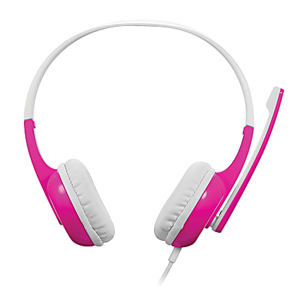 Volkano Chat Series Kid's Stereo Headset With Microphone, Pink