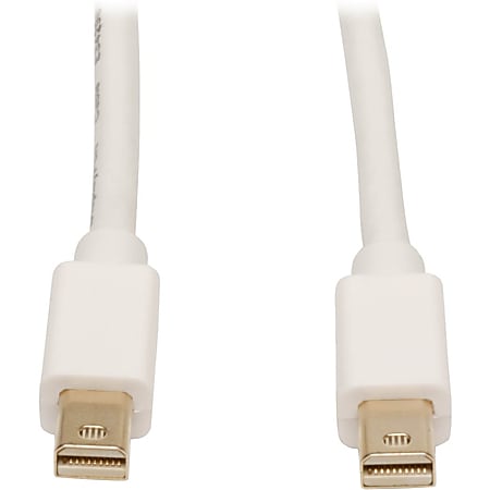 Eaton Tripp Lite Series Mini DisplayPort Cable, 4K 60Hz (M/M), White, 6 ft. (1.8 m) - DisplayPort cable - P584006