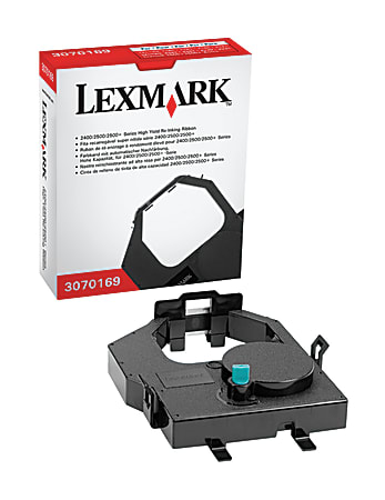 Lexmark™ 3070169 High-Yield Black Re-Inking Ribbon