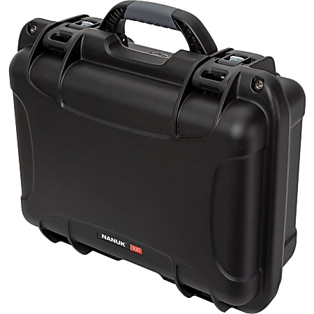 Nanuk Cases Carrying Case Notebook, Black, Shoulder Strap, Hand Carry, 6.8"H x 13.4"W x 16.7"D, 4.20 gal Volume Capacity