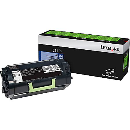 Lexmark™ 521 Black Return Program Toner Cartridge