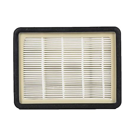 Sanitaire HF-50 HEPA Vacuum Filter, 4-1/4” x 5-3/4”, White/Black