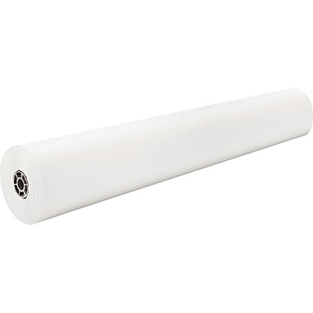 Pacon Rainbow Duo Finish Kraft Paper Roll 36 x 1000 White - Office Depot