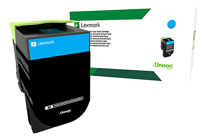 Lexmark™ 701C Cyan Return Program Toner Cartridge