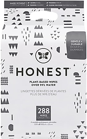 The Honest Company Honest Baby Wipes, Pattern Play, Pack Of 288 Wipes