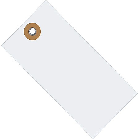 Tyvek® Shipping Tags, #1, 2 3/4" x 1 3/8", White, Box Of 1,000