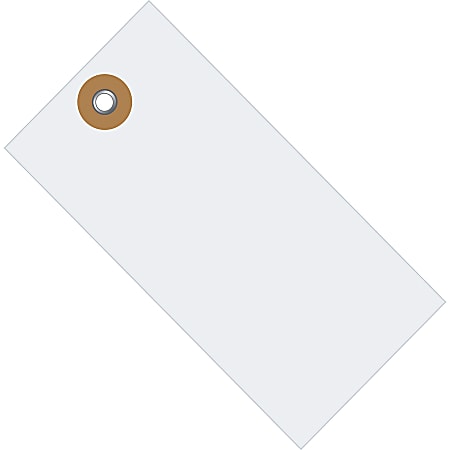 Tyvek® Shipping Tags, #2, 3 1/4" x 1 5/8", White, Box Of 1,000