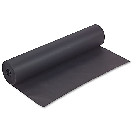 Pacon Rainbow Duo Finish Kraft Paper Roll 36 x 1000 Black Office