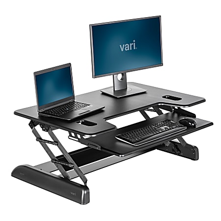 VARI VariDesk Tall Standing Desk Riser, 40”W, Black