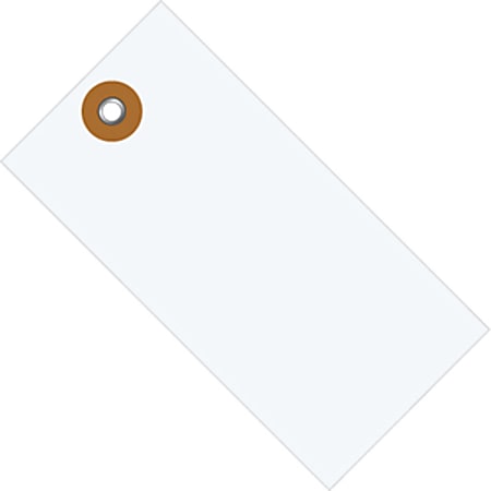 Tyvek® Shipping Tags, #6, 5 1/4" x 2 5/8", White, Box Of 1,000
