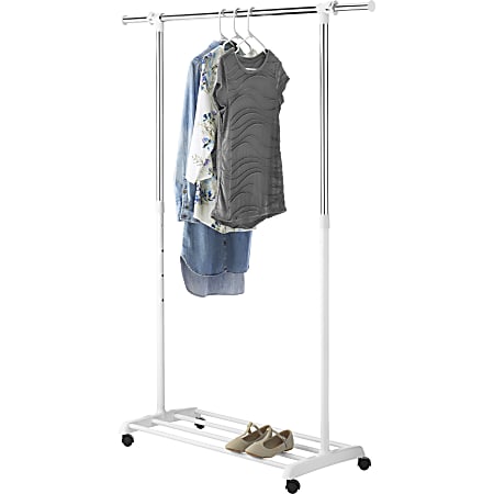 Whitmor Deluxe Garment Rack 41.4 Height Steel ODP Business Solutions
