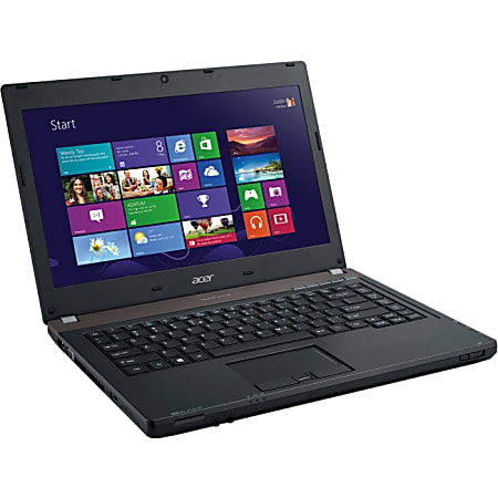 Acer TravelMate P645-V TMP645-V-54308G12tkk 14" LCD Notebook - Intel Core i5 (4th Gen) i5-4300U Dual-core (2 Core) 1.90 GHz - 8 GB DDR3L SDRAM - 120 GB SSD - Windows 7 Professional 64-bit - 1366 x 768 - ComfyView