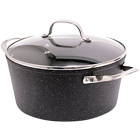 Flare 6 qt Stock Pot with glass lid