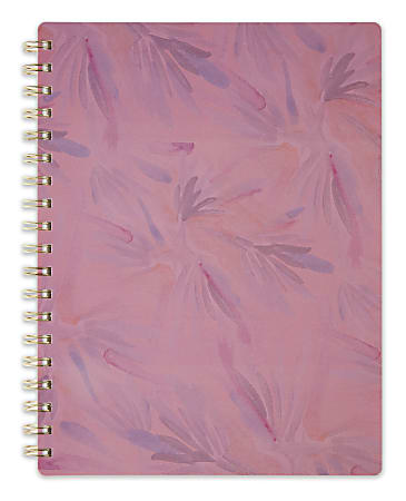 TUL® Spiral-Bound Notebook, 7-1/2" x 10", 1 Subject, Narrow Ruled, 80 Sheets, Mauve