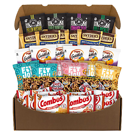 Snack Box Pros Pretzel Lovers Snack Box, Box Of 38 Bags
