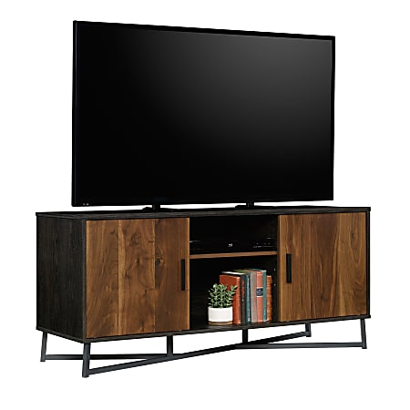 Sauder® Canton Lane Credenza For 60" TVs, Brew Oak/Grand Walnut