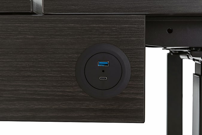 Realspace Koru Electric 59 W L Shaped Height Adjustable Standing
