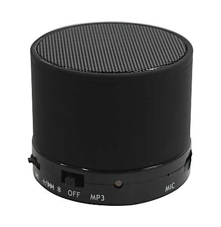 Wireless Gear G0479 Mini Bluetooth® Speaker, Black