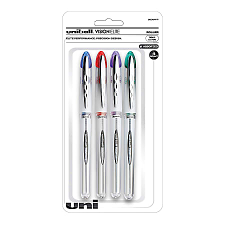 uni-ball® Vision™ Elite™ Liquid Ink Rollerball Pens, Bold