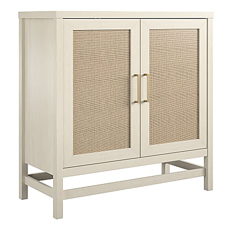 Ameriwood™ Home Lennon 2-Door Storage Cabinet, 36”H x 35-11/16”W x 15-11/16”D, Ivory